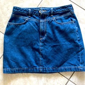 Hollister ultra high-rise jeans skirt.